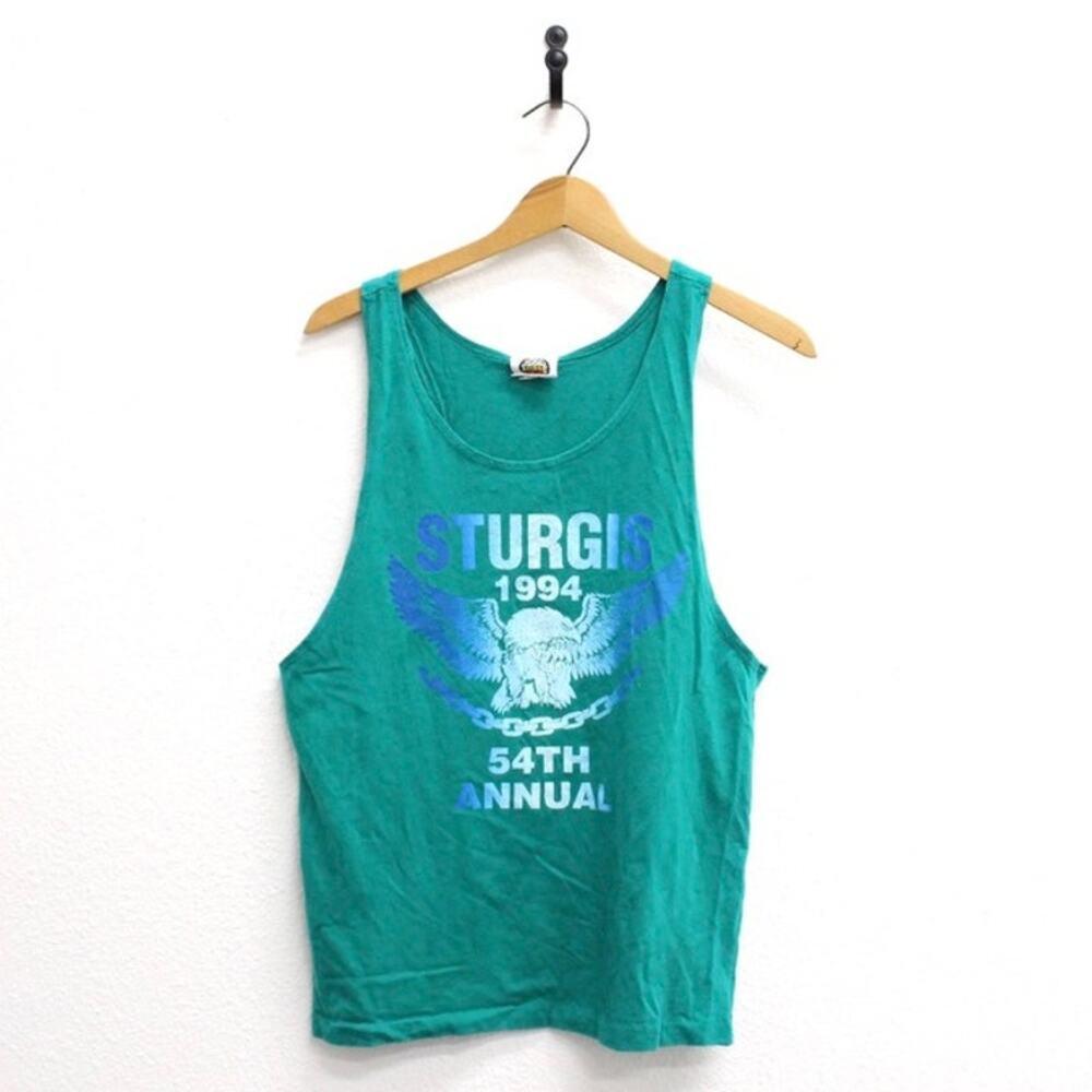 Vintage Sturgis Black Hills Rally 1994 Tank T Shirt Medium